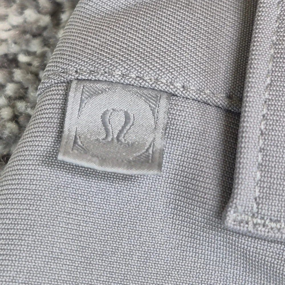 Lululemon ABC Pant Mens 32 Gray Classic Fit Warpstreme 5-Pocket Trousers